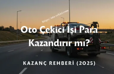 Oto Çekici İşi Para Kazandırır mı? Kazanç Rehberi (2025)